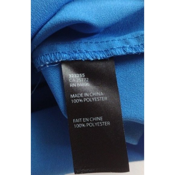 Fylo Top Womens Large Button Up Tab Sleeves Pockets Shoulder Tabs Office - Picture 11 of 16